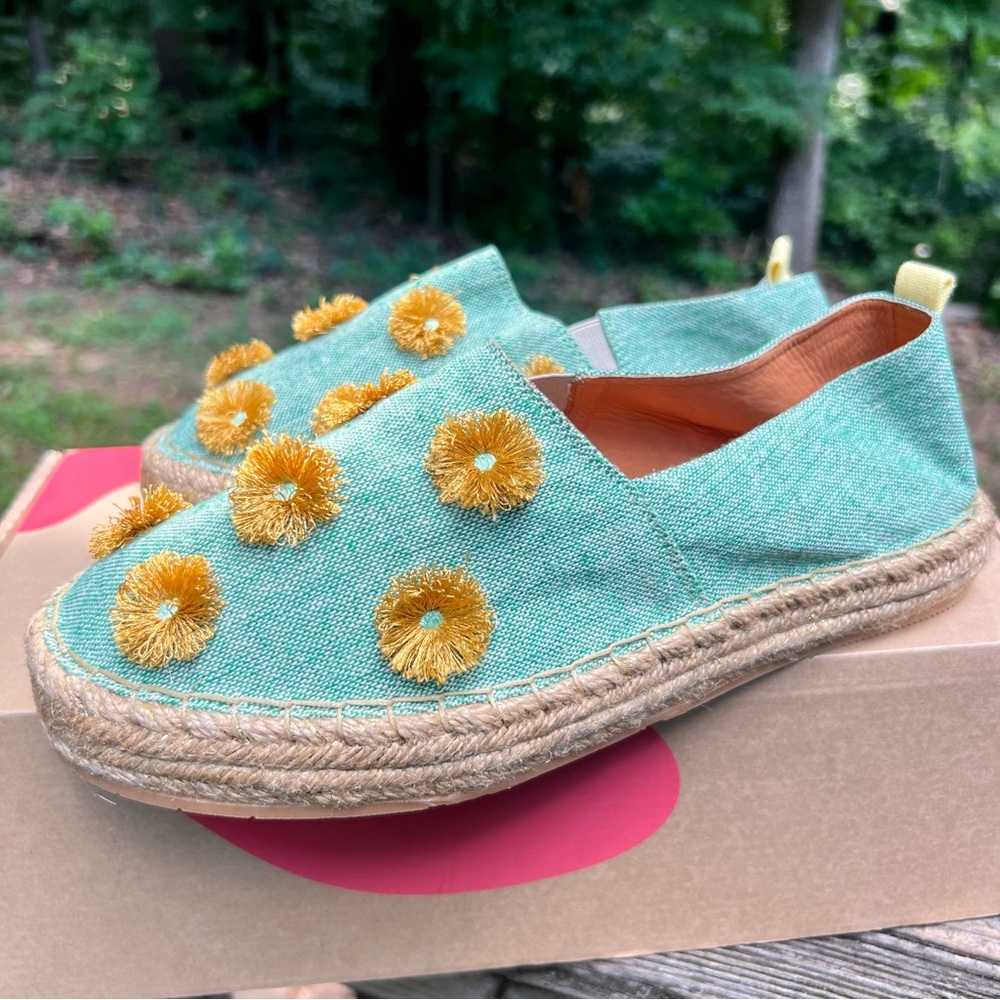 Silvia Cobos SC SOIL MOCASINES Leather Flat Espadrilles Women’s Sz 9 NEW - Picture 3 of 12